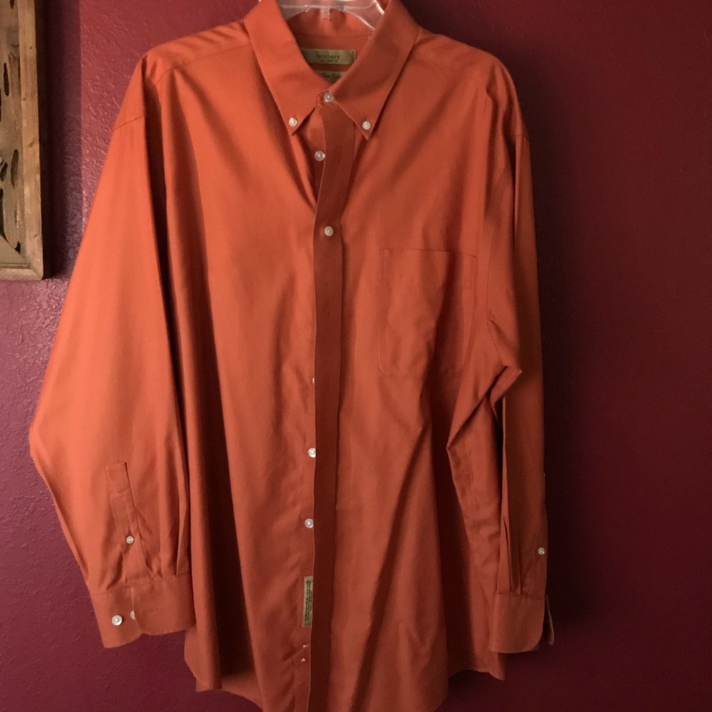 Men’s Orange Turnbury Shirt size XL